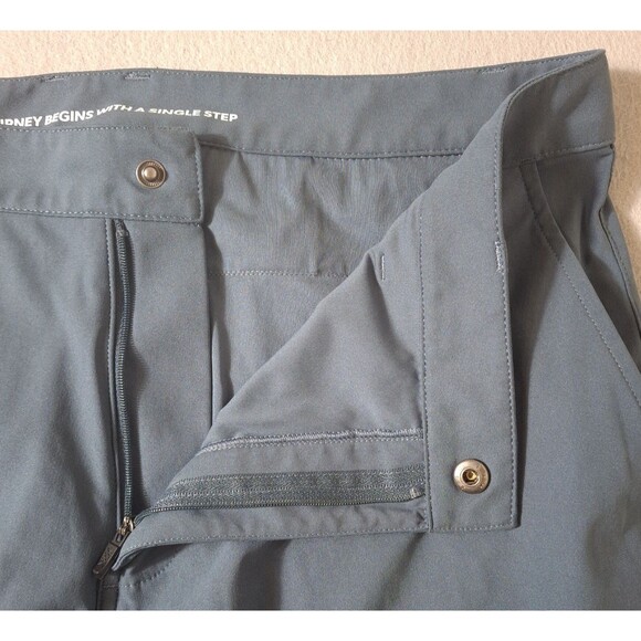 Rhone Commuter Slim Pants Men's 34x33 Dark Teal Performance Stretch Dress Work - Picture 8 of 13